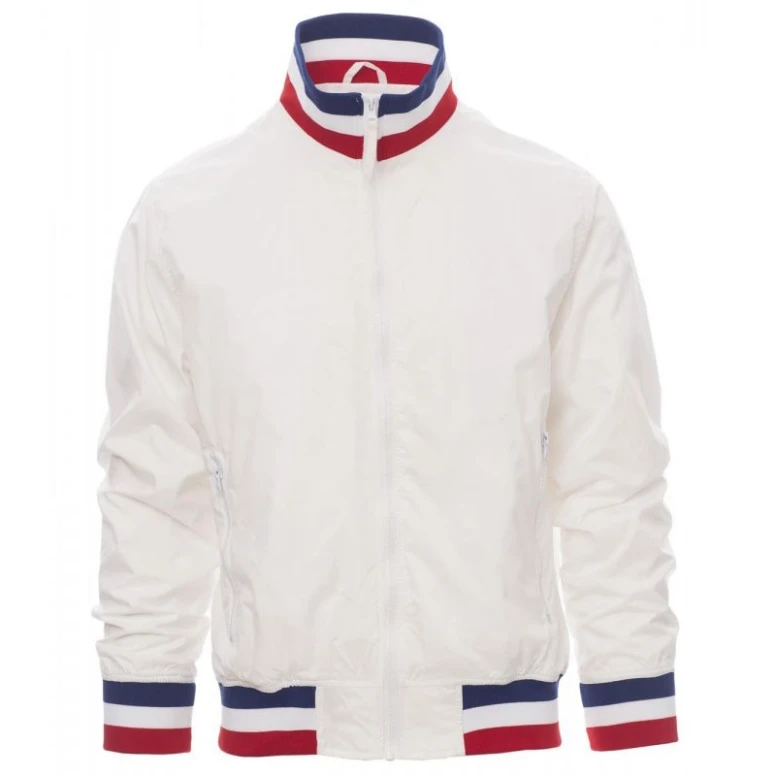 Liquidación total -Cazadora con interior forrado y cuello ITALIA Nazione United - Payper AY 7265 Talla M azul marino/italia