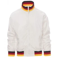 Liquidación total -Cazadora con interior forrado y cuello ITALIA Nazione United - Payper AY 7265 Talla M azul marino/italia