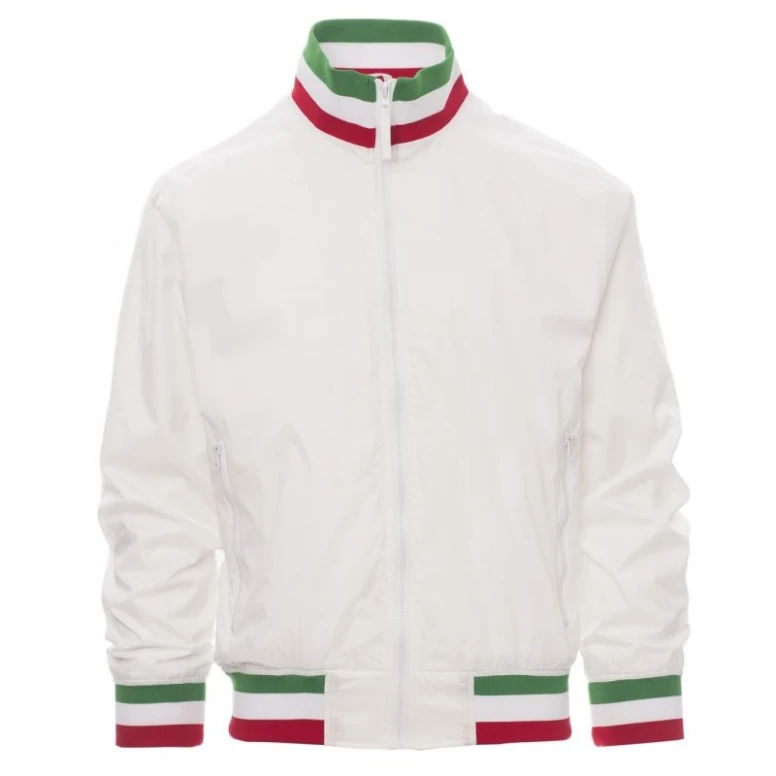 Liquidación total -Cazadora con interior forrado y cuello ITALIA Nazione United - Payper AY 7265 Talla M azul marino/italia