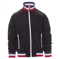 Liquidación total -Cazadora con interior forrado y cuello ITALIA Nazione United - Payper AY 7265 Talla M azul marino/italia