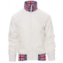 Liquidación total -Cazadora con interior forrado y cuello ITALIA Nazione United - Payper AY 7265 Talla M azul marino/italia
