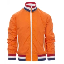 Liquidación total -Cazadora con interior forrado y cuello ITALIA Nazione United - Payper AY 7265 Talla M azul marino/italia