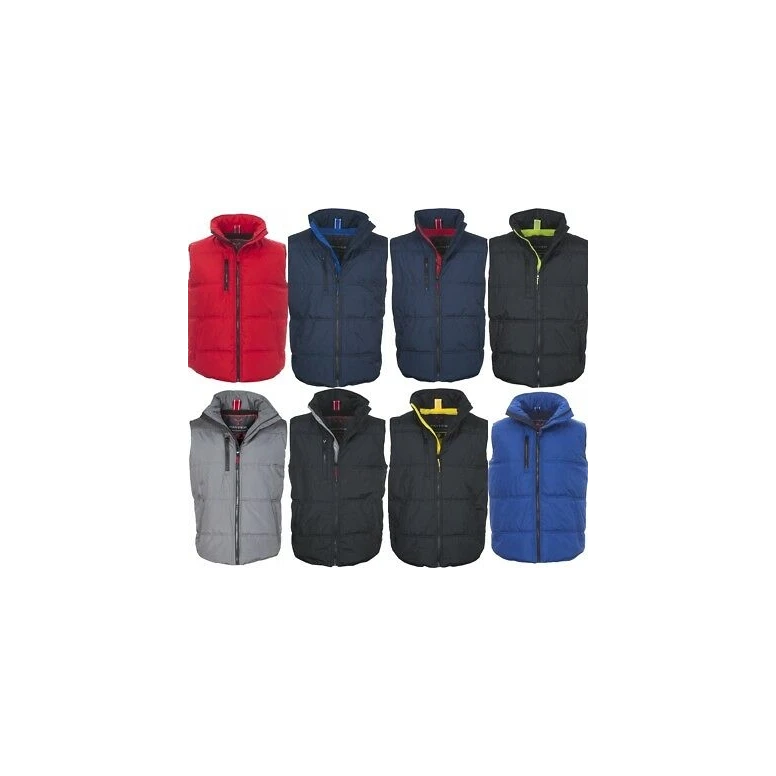 Liquidación total - Chaleco de trabajo Multibolsillos 100% poliéster Daytona - Payper AY 7145 Talla M negro/amarillo