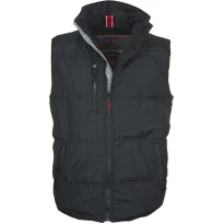 Liquidación total - Chaleco de trabajo Multibolsillos 100% poliéster Daytona - Payper AY 7145 Talla M negro/amarillo