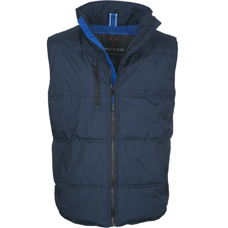 Liquidación total - Chaleco de trabajo Multibolsillos 100% poliéster Daytona - Payper AY 7145 Talla M negro/amarillo
