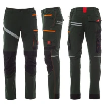Liquidación total - Pantalón de trabajo Payper Stretch Multibolsillos Top Quality Unisex 4 Way - Next 4w número 54 negro/negro