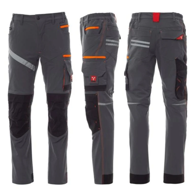 Liquidación total - Pantalón de trabajo Payper Stretch Multibolsillos Top Quality Unisex 4 Way - Next 4w número 54 negro/negro