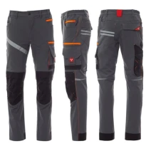 Liquidación total - Pantalón de trabajo Payper Stretch Multibolsillos Top Quality Unisex 4 Way - Next 4w número 54 negro/negro