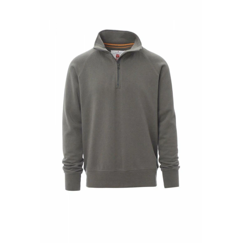 Sudadera de hombre con media cremallera y cardada Austin - Payper