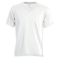 Camiseta de cuello en V de manga corta en 100% Algodón V-Neck Mujer - Payper