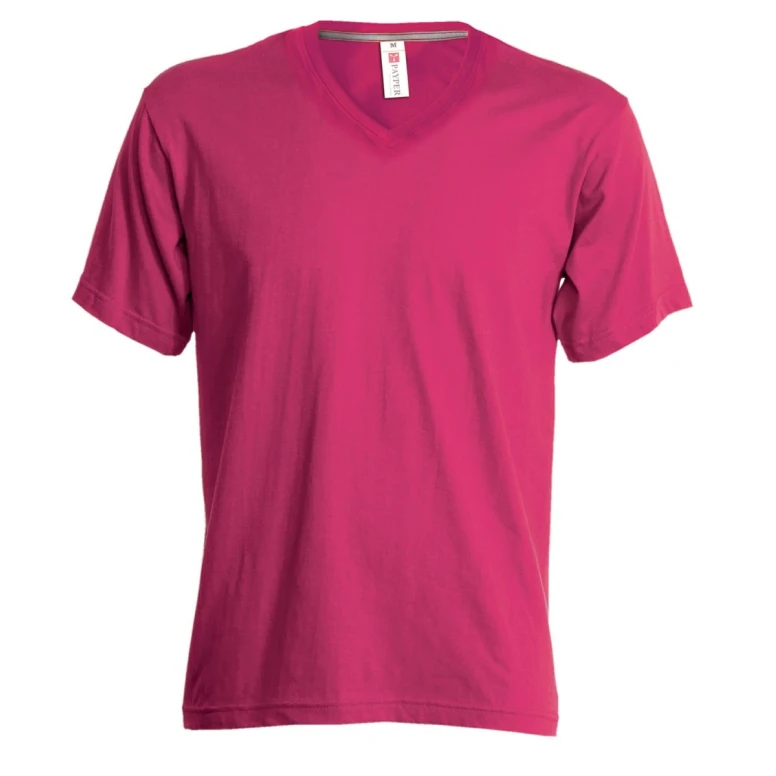 Camiseta de cuello en V de manga corta en 100% Algodón V-Neck Mujer - Payper