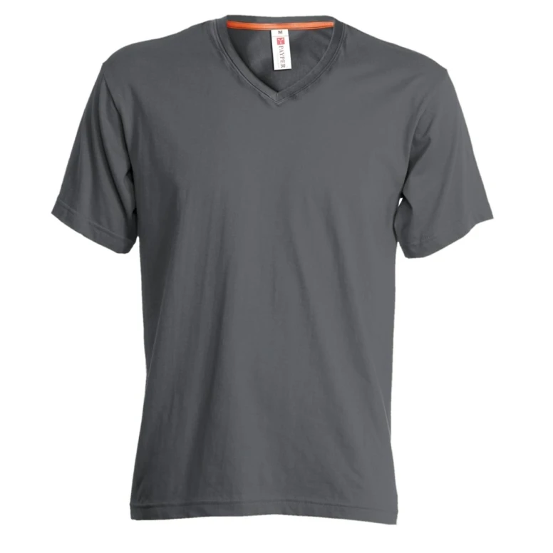 Camiseta de cuello en V de manga corta en 100% Algodón V-Neck Mujer - Payper