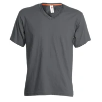 Camiseta de cuello en V de manga corta en 100% Algodón V-Neck Mujer - Payper
