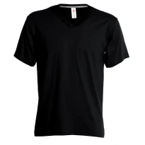 Camiseta de cuello en V de manga corta en 100% Algodón V-Neck Mujer - Payper