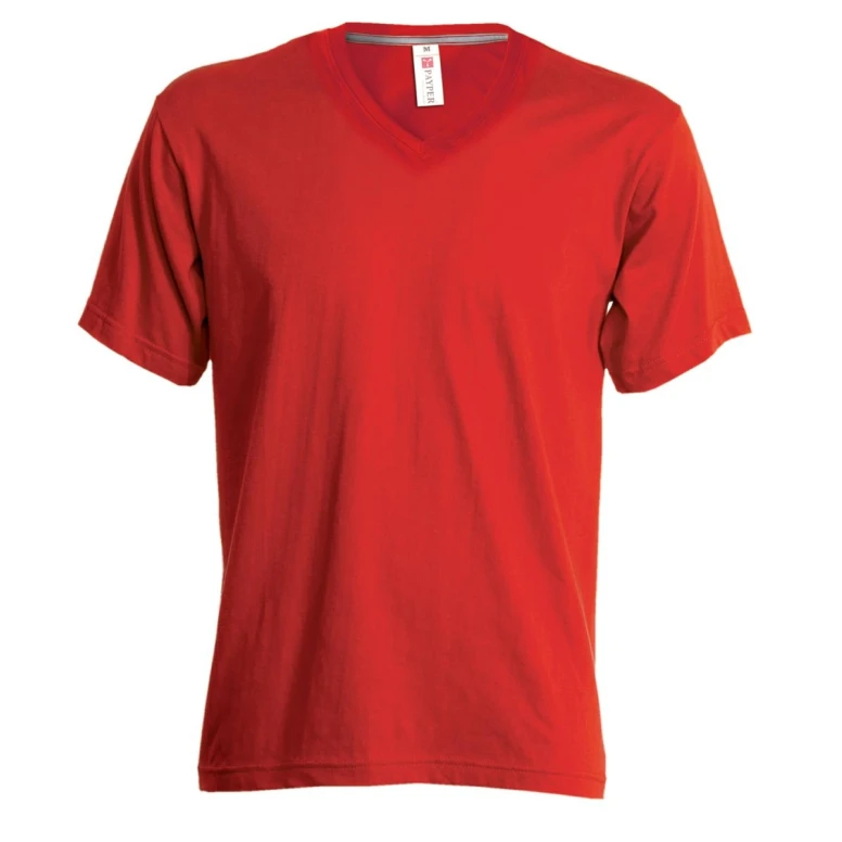 Camiseta de cuello en V de manga corta en 100% Algodón V-Neck Mujer - Payper