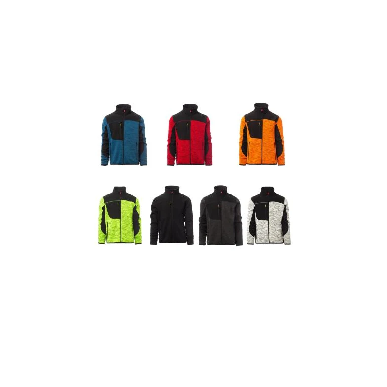 Chaqueta de trabajo cremallera larga Softshell Multibolsillos Payper Travel AY 7259