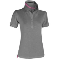 Polo de manga corta Nautic Mujer con rayas fluorescentes en el cuello - Payper