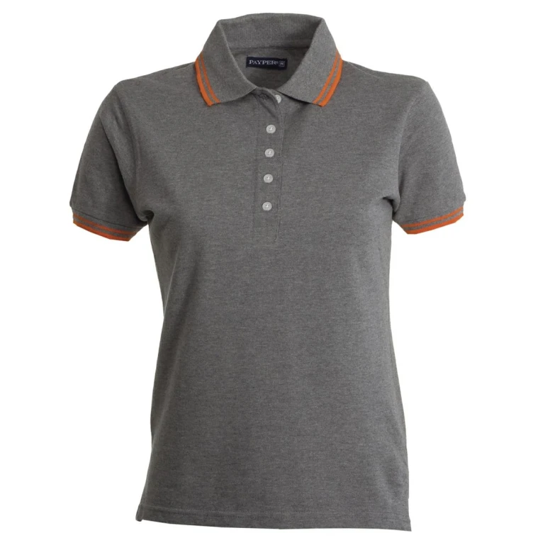 Polo de trabajo de algodón con refuerzos y costuras Stretch Skipper Mujer - Payper