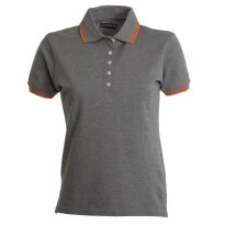 Polo de trabajo de algodón con refuerzos y costuras Stretch Skipper Mujer - Payper