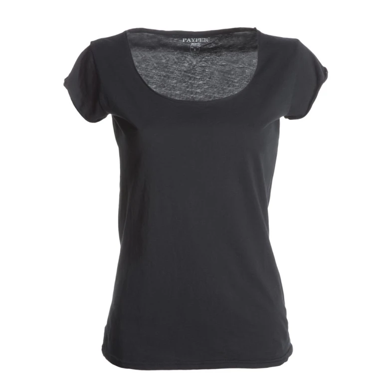 Camiseta de cuello redondo de manga corta 100% Algodón Sound+ Mujer - Payper
