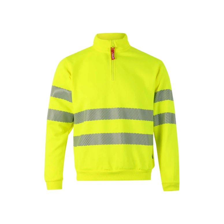 Sudadera con cremallera corta de trabajo Alta visibilidad Velilla RS 305704
