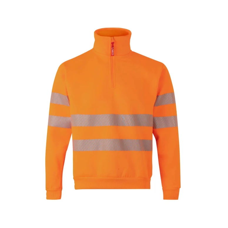 Sudadera con cremallera corta de trabajo Alta visibilidad Velilla RS 305704