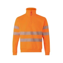 Sudadera con cremallera corta de trabajo Alta visibilidad Velilla RS 305704
