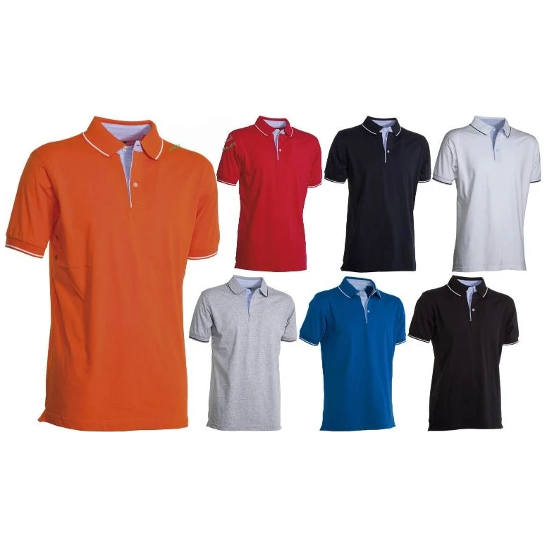 Cambridge Polo de manga corta con Tejido Interior Oxford