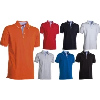 Cambridge Polo de manga corta con Tejido Interior Oxford