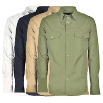 Liquidación total -Camisa de trabajo 100% Algodón Trophy - Payper Talla 3xl marino