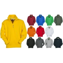 Sudadera de trabajo con media cremallera mangas y costuras reforzadas Miami+ Mujer - Payper