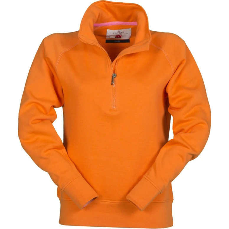 Sudadera de trabajo con media cremallera mangas y costuras reforzadas Miami+ Mujer - Payper