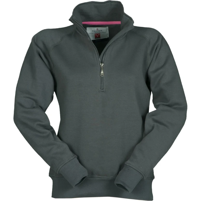 Sudadera de trabajo con media cremallera mangas y costuras reforzadas Miami+ Mujer - Payper