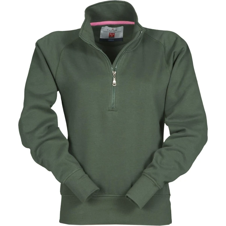 Sudadera de trabajo con media cremallera mangas y costuras reforzadas Miami+ Mujer - Payper