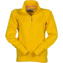Sudadera de trabajo con media cremallera mangas y costuras reforzadas Miami+ Mujer - Payper