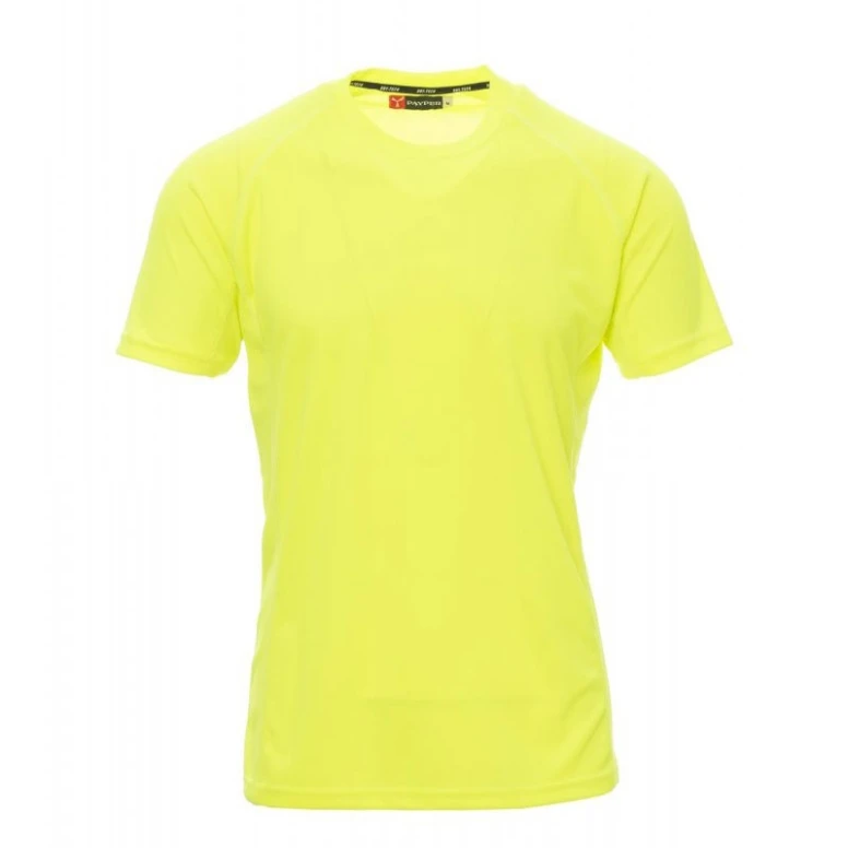 Liquidación total - T-shirt Runner Tecnica deportiva con Manga Raglan - Payper AY 7475 Talla 3XL rojo