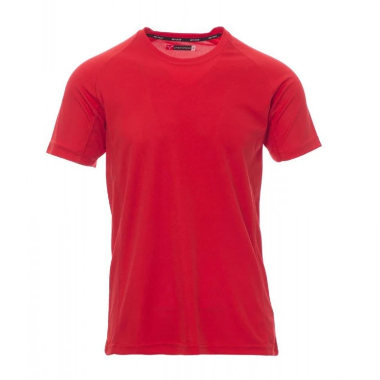 Liquidación total - T-shirt Runner Tecnica deportiva con Manga Raglan - Payper AY 7475 Talla 3XL rojo