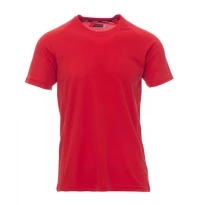 Liquidación total - T-shirt Runner Tecnica deportiva con Manga Raglan - Payper AY 7475 Talla 3XL rojo