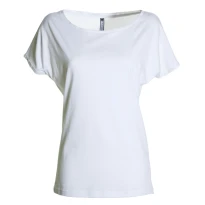 Camiseta de escote barco de manga corta en 100% Algodón Beverly - Payper