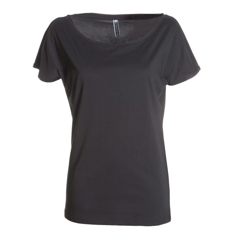 Camiseta de escote barco de manga corta en 100% Algodón Beverly - Payper
