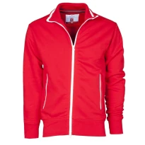 Liquidación total - Sudadera Cremallera completa Sydney - Payper AY 7530 Talla L negro/blanco