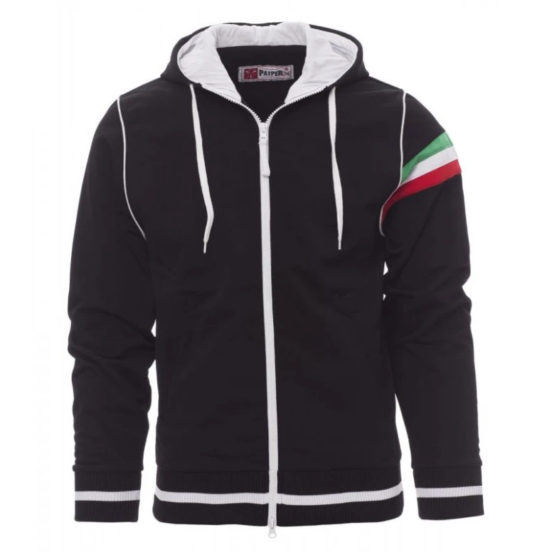 Liquidación total - Sudadera a Cremallera completa Con costuras Reforzadas Nevada - Payper AY 7549 Talla L gris