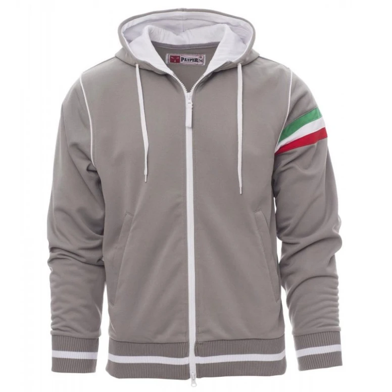 Liquidación total - Sudadera a Cremallera completa Con costuras Reforzadas Nevada - Payper AY 7549 Talla L gris