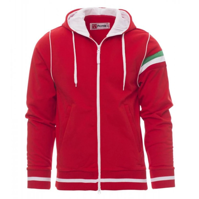 Liquidación total - Sudadera a Cremallera completa Con costuras Reforzadas Nevada - Payper AY 7549 Talla L gris