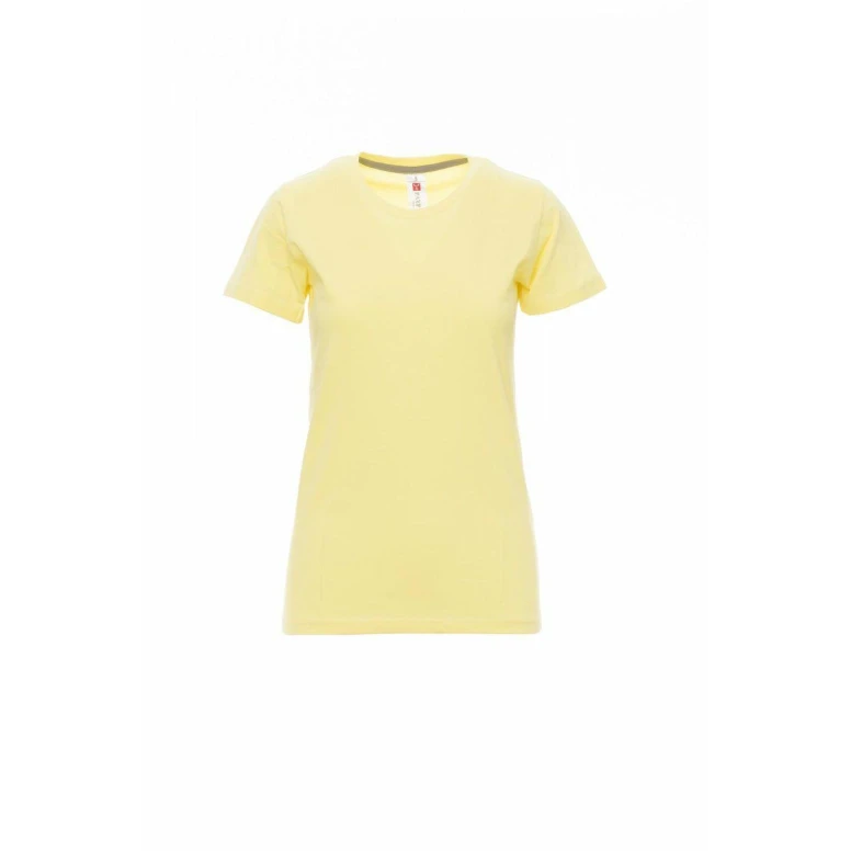 Sunset camiseta para mujer de cuello redondo de manga corta de algodón - Payper