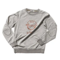 Liquidación total - Sudadera de trabajo ligera Dike 100% Algodón Freeman 94215 Talla M Color gris