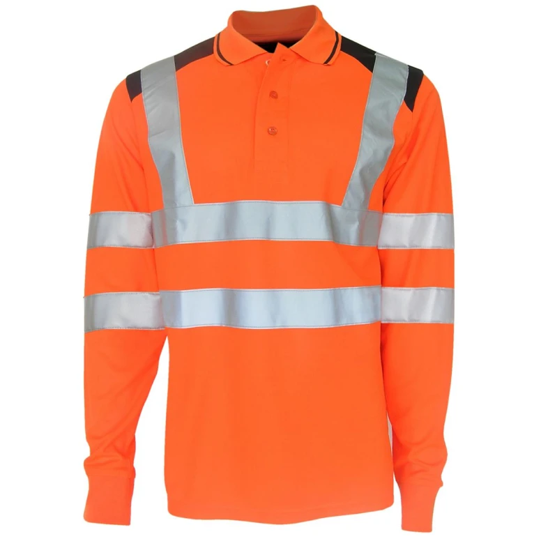 Polo Bicolor de trabajo de manga larga Alta Visibilidad Payper Guard+ Winter