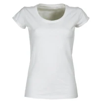 Camiseta de cuello redondo de manga corta 100% Algodón Party Mujer - Payper