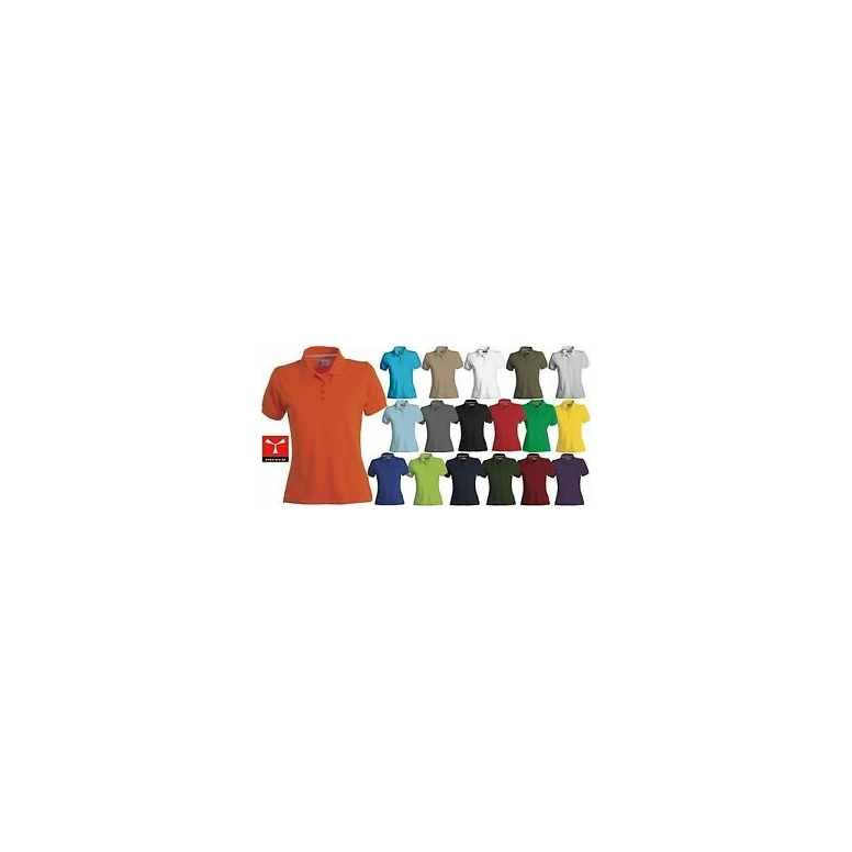 Polo de trabajo Venice para mujer de manga corta con refuerzos laterales en 100% Algodón - Payper