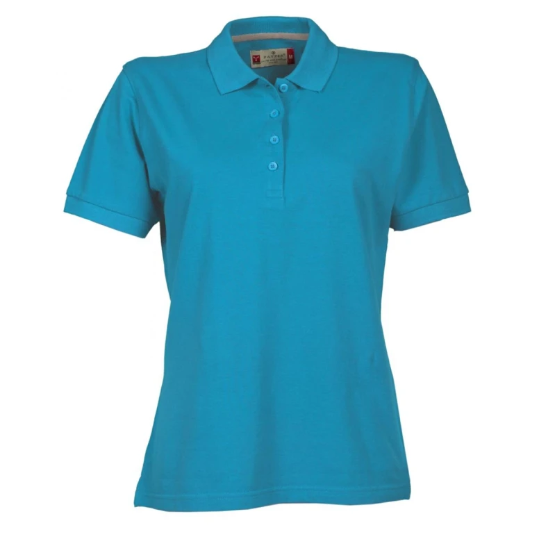 Polo de trabajo Venice para mujer de manga corta con refuerzos laterales en 100% Algodón - Payper